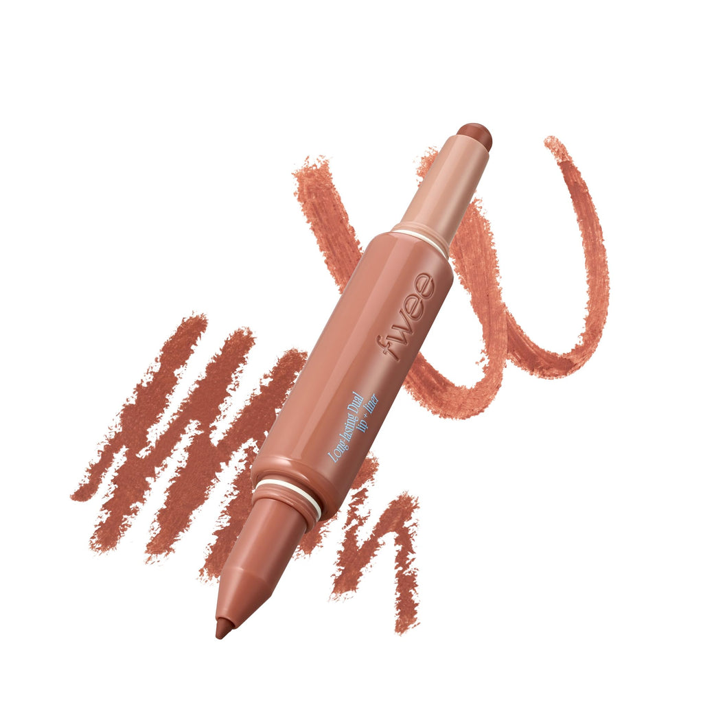 fwee Long Lasting Dual Coloring Lip Liner – Drawn To You | All-in-One Dual Stick, Satin Finish