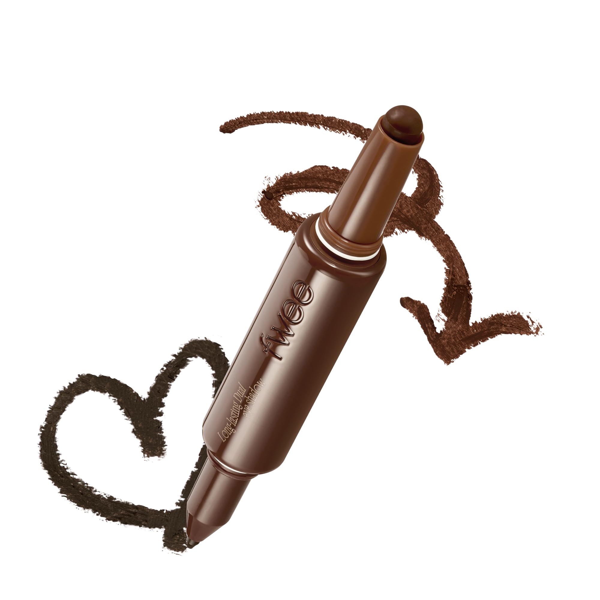 fwee Dual Coloring Eye Shadow Stick – Stone & Deep Brown Matte | Long-Wear