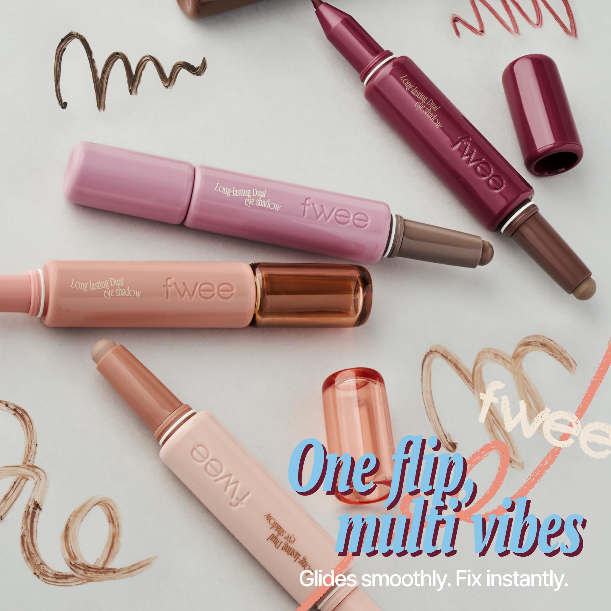 fwee Long-Lasting Dual Coloring Shadow Stick – First Sight | All-in-One Shadow, 1.2g