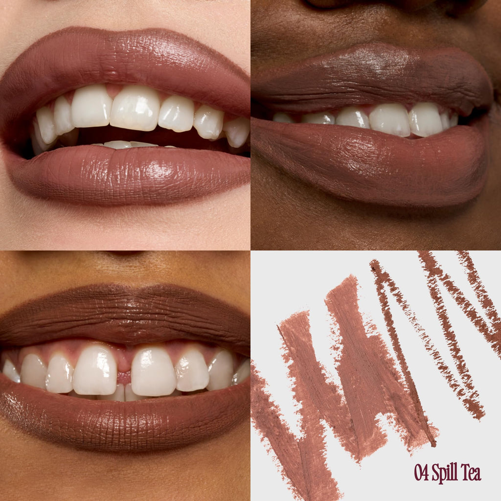Fwee Spill Tea Long-Lasting Dual-Color Lip Liner | All-in-One Satin Finish Lip & Cheek Stick