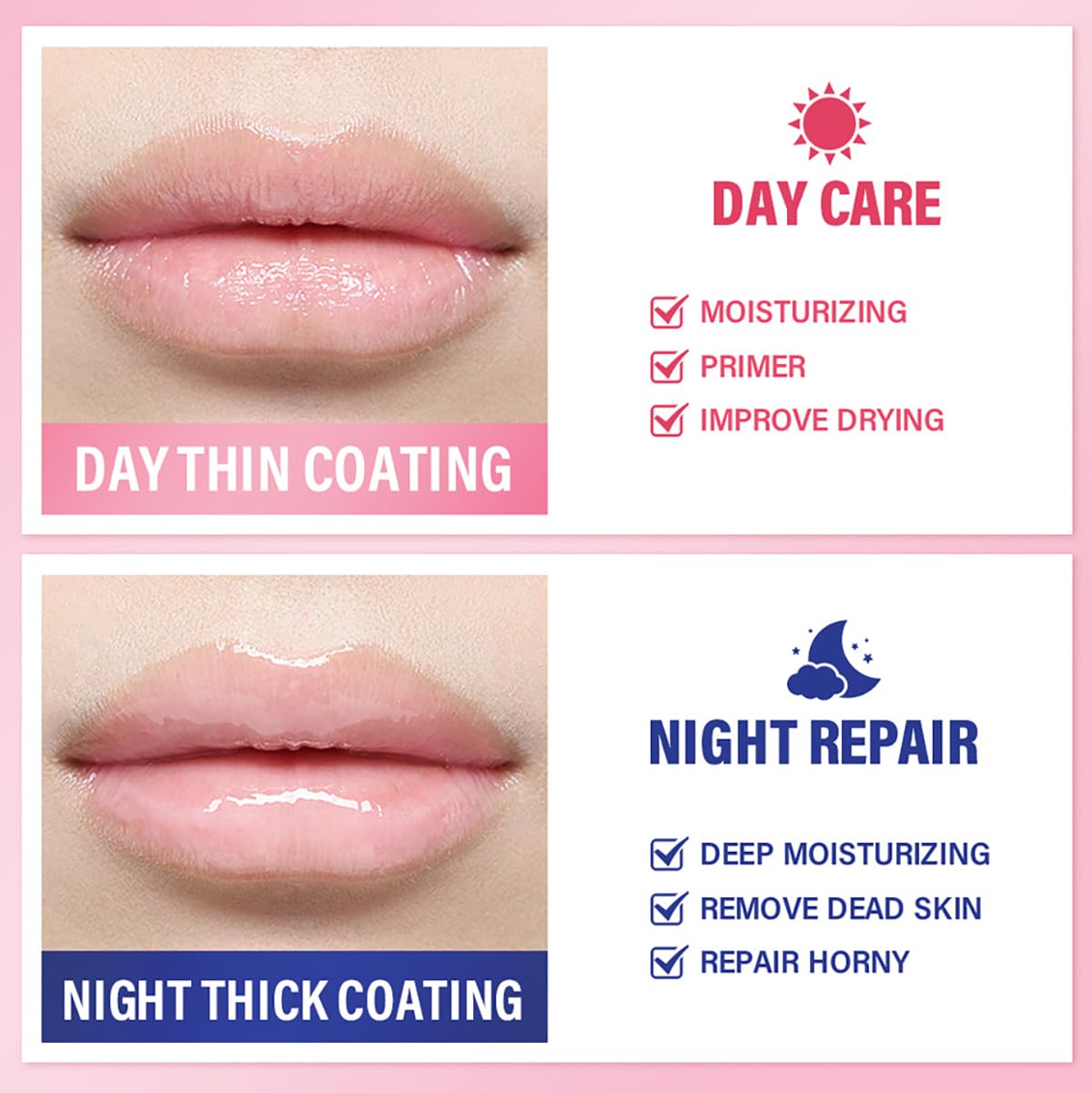 FYEBOO Fruit Lip Mask Set – Overnight Hydration with Honey & Vitamin E (8 Flavors)