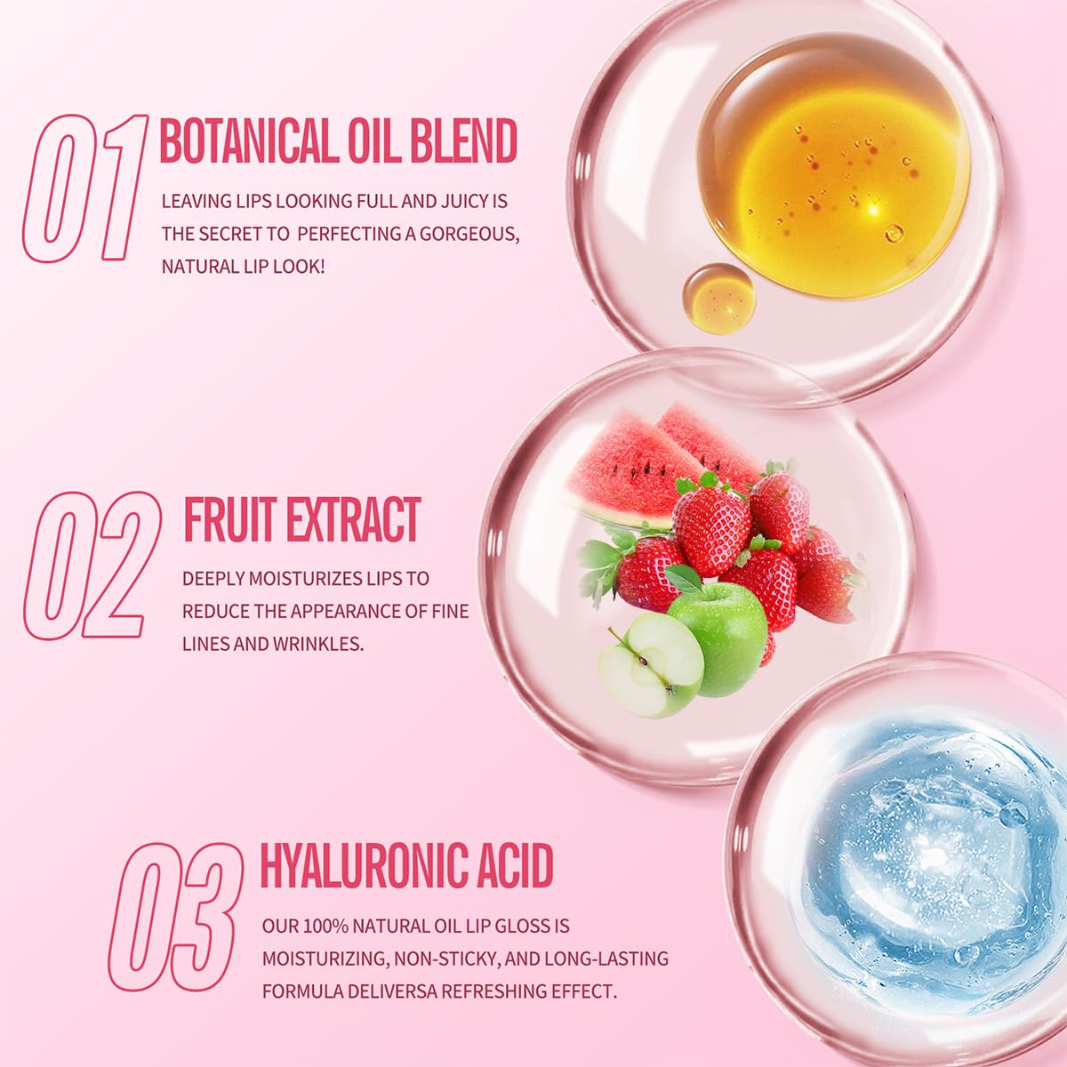 FYEBOO Fruit Lip Mask Set: Honey and Vitamin E for Overnight Moisturizing (6 Flavors)