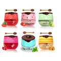 FYEBOO Fruit Lip Mask Set: Honey and Vitamin E for Overnight Moisturizing (6 Flavors)
