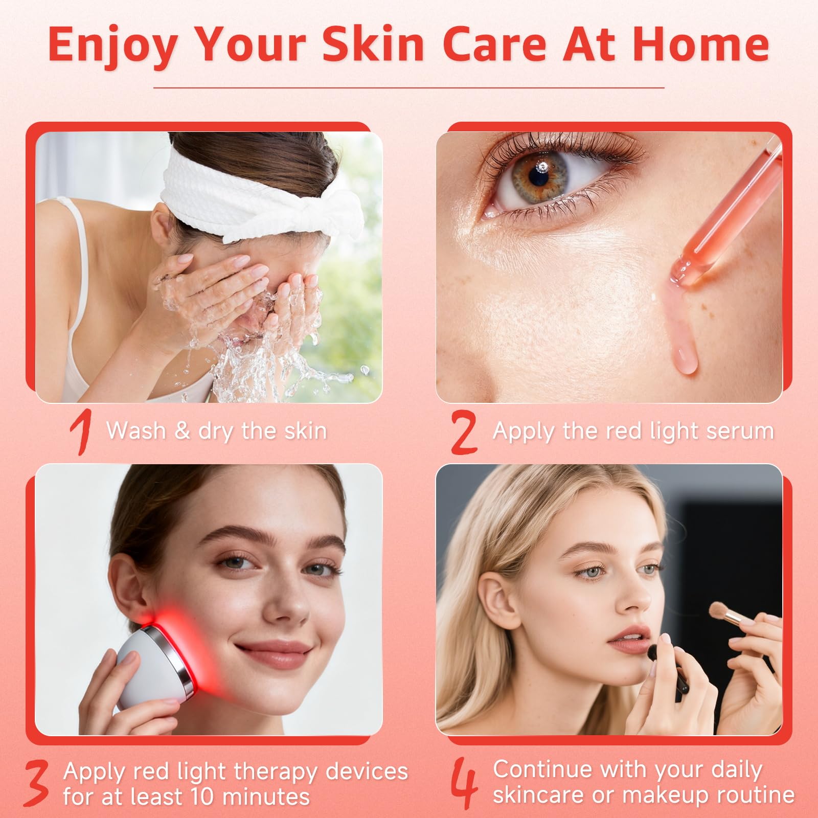 Fymiox Red Light Therapy Serum – Hydrating Activation for the Face, 1.0 oz