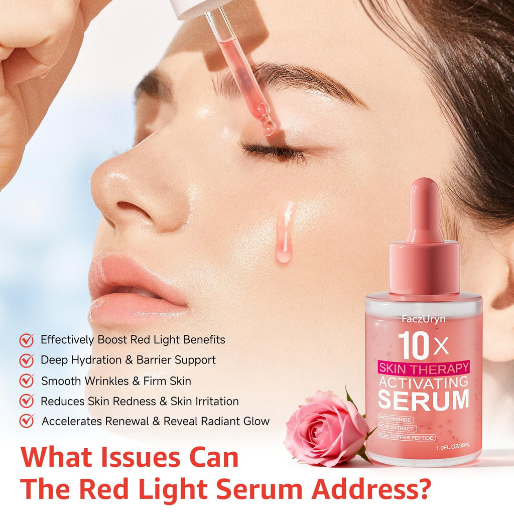Fymiox Red Light Therapy Serum – Hydrating Activation for the Face, 1.0 oz