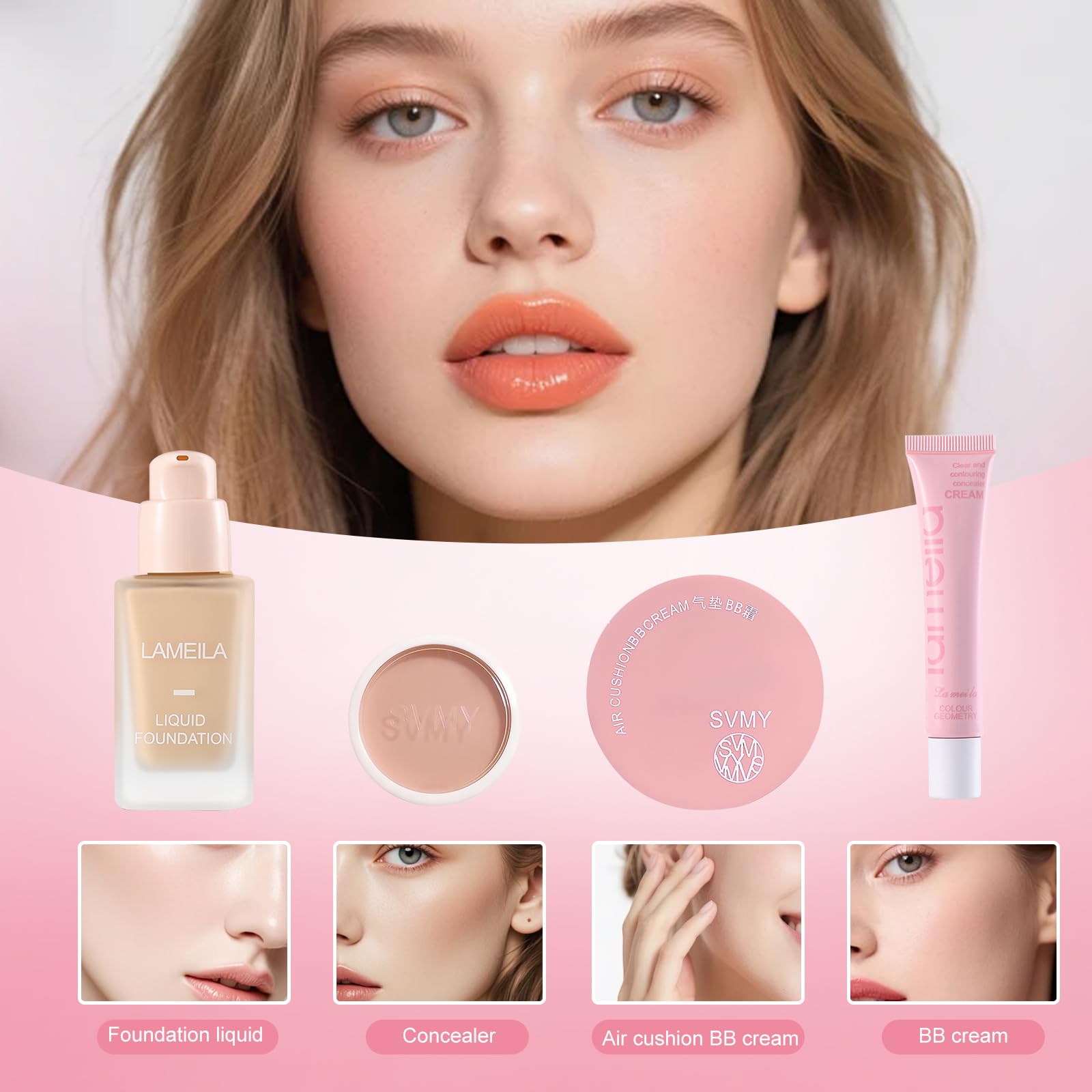 Fynqwor Valentines Day Gift Makeup Kit – 25-Piece All-In-One Set