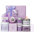 Fyroax Spa Gifts for Women – 7-Piece Lavender Bath Set, Self-Care Gift Kit