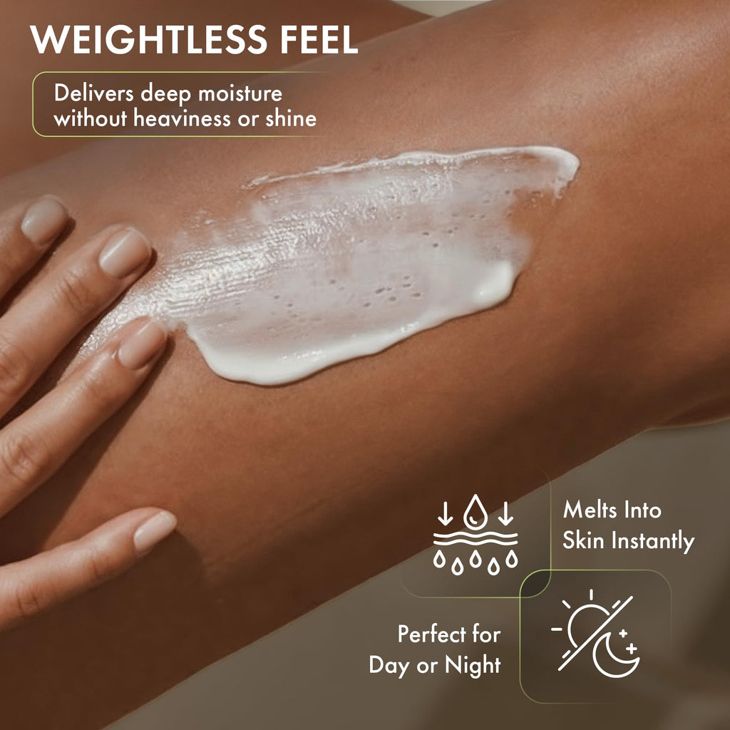 G-Fusion Hydrating Silk Peptide Body Butter – Lightweight Non-Greasy Moisturizer with Aloe Vera & Vitamin E