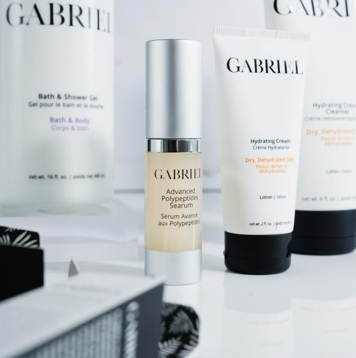 Gabriel Cosmetics Advanced Polypeptides Searum – 0.5 oz | Natural Hydration & Skin Nourishment