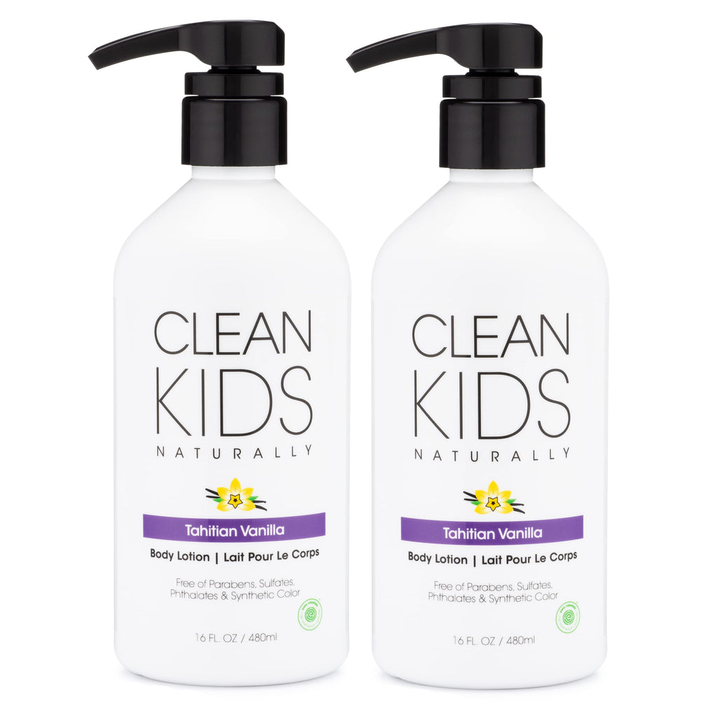Gabriel Cosmetics Clean Kids Tahitian Vanilla Body Lotion 16oz (2 Pack) – EWG Verified