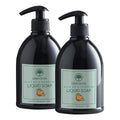 GAIA Oliva Olive Oil Hand Soap Liquid – Luxury Moisturizing, Tangerine Scent (16.9 oz x2)