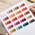 GAOY 23 Pcs Gel Nail Polish Kit – Fall Colors, Glossy & Matte Top Coats, Base Coat for Home DIY
