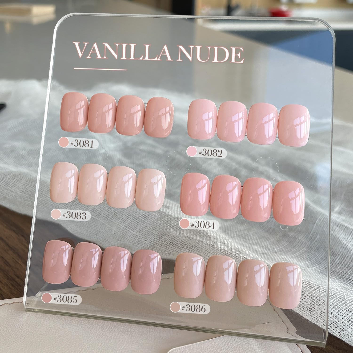 GAOY Macaron Nail Gel Polish Set – Peach Pink Nude Shades for Home & Salon Manicures