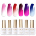 GAOY Color Changing Gel Nail Polish Set – Mood-Changing 6-Color UV Cure