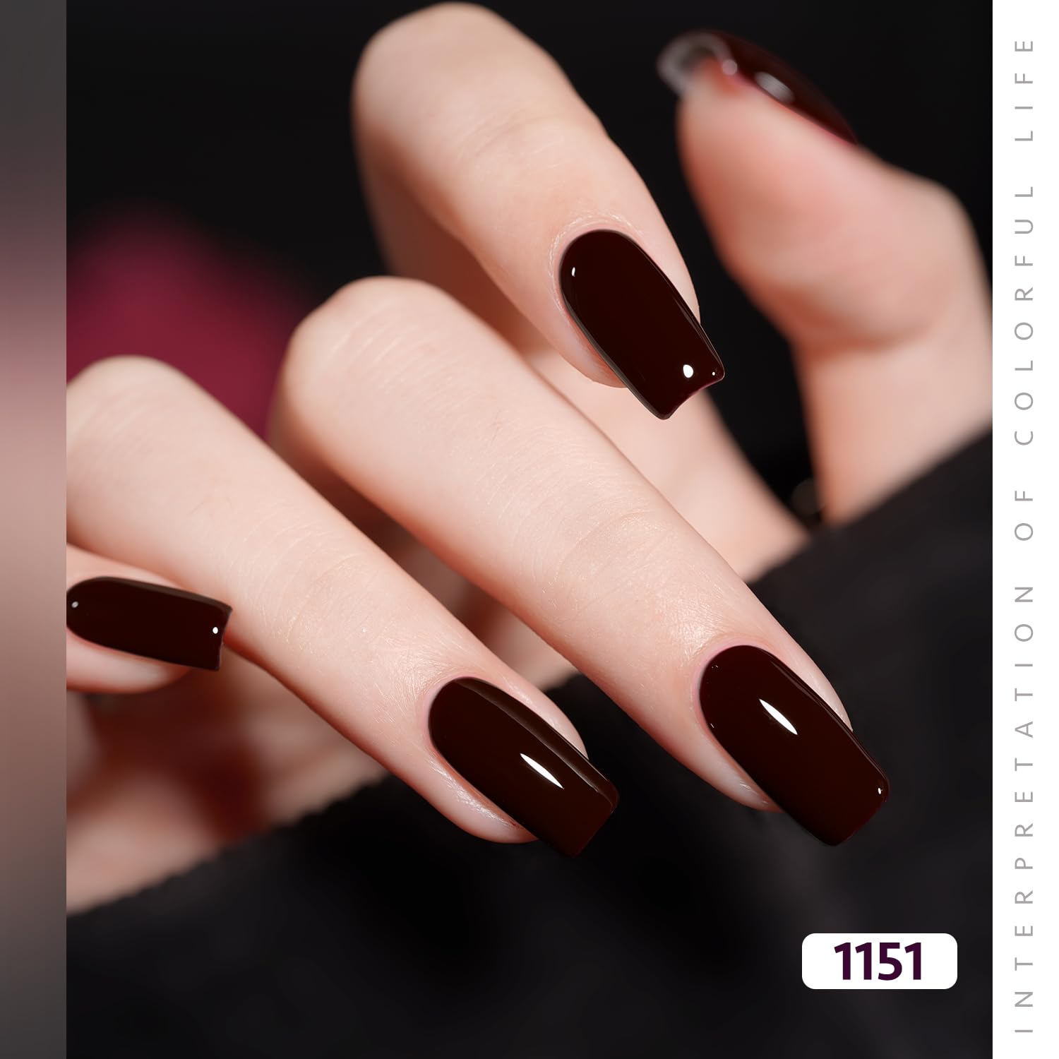 GAOY Burgundy Red Gel Nail Polish Set – 6 Colors UV/LED Soak-Off Kit for Home Manicure | Dark Cherry & Wine Red