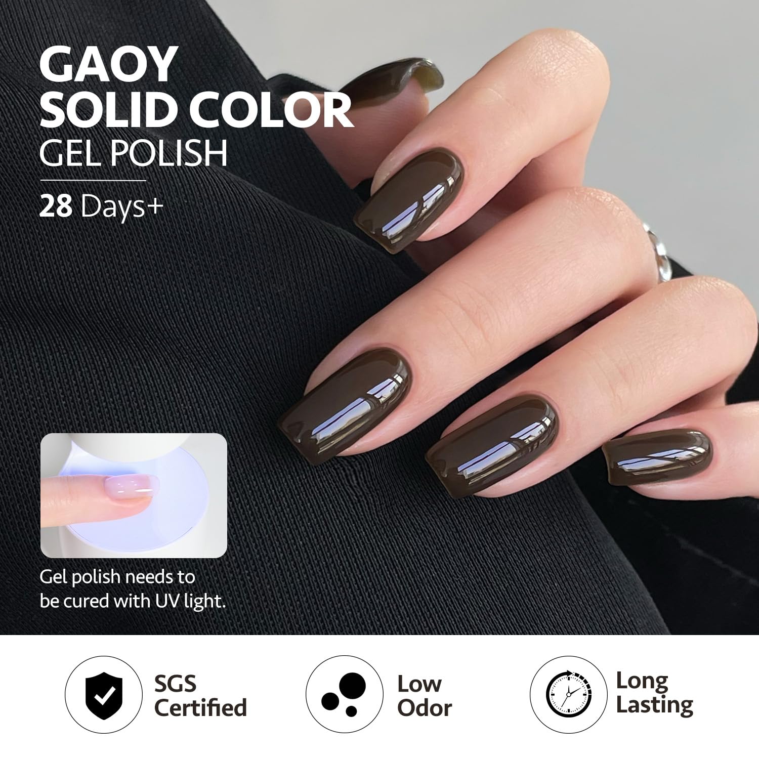 GAOY Milky Gel Nail Polish: 6 Creamy Nude, Gray & Green Shades for Home Manicures