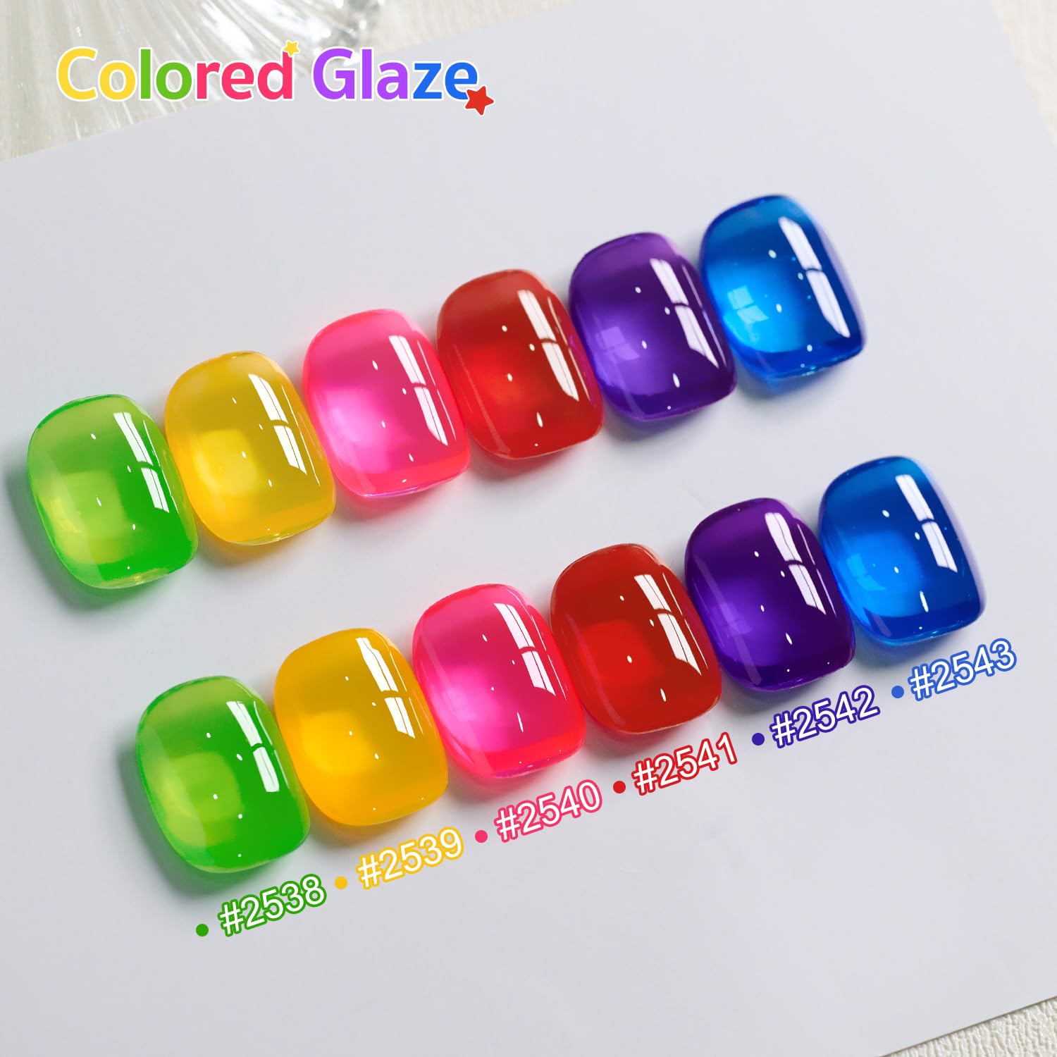 GAOY Jelly Gel Nail Polish Kit — 6 Buildable Colors for DIY Manicures