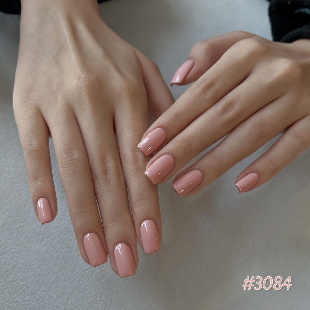 GAOY Macaron Nail Gel Polish Set – Peach Pink Nude Shades for Home & Salon Manicures