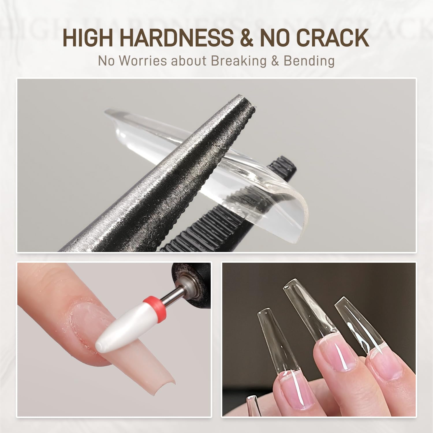 GAOY Ultra-Clear Crystal Poly Gel 60g – Clear Nail Extension Builder for Home & Salon