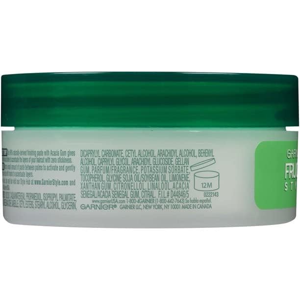 Garnier Fructis Style Pure Clean Finishing Paste 2 oz – Pack of 6 | Strong Hold, No Crunch