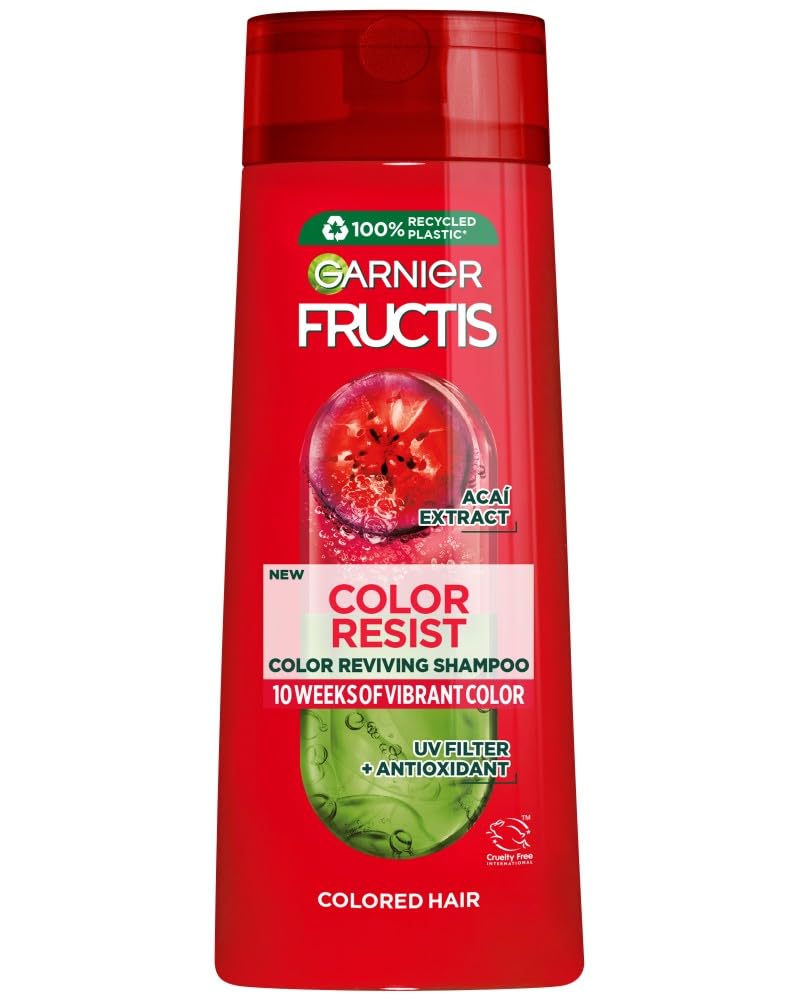 Garnier Fructis Color Resist Shampoo – 400 ml | Color Protection for Up to 10 Weeks