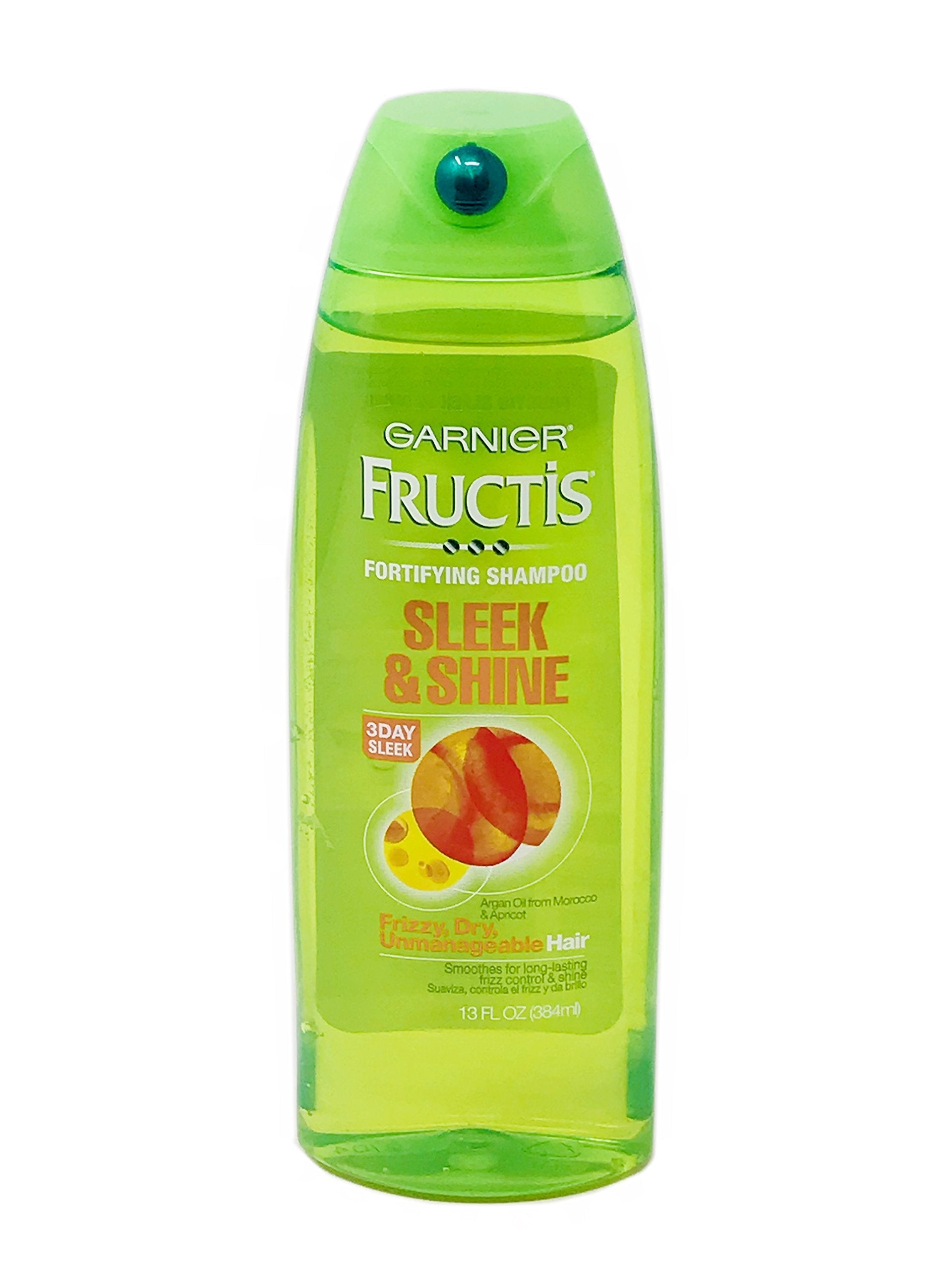 Garnier Fructis Sleek & Shine Shampoo 13 oz – Frizz Control, 2 Pack