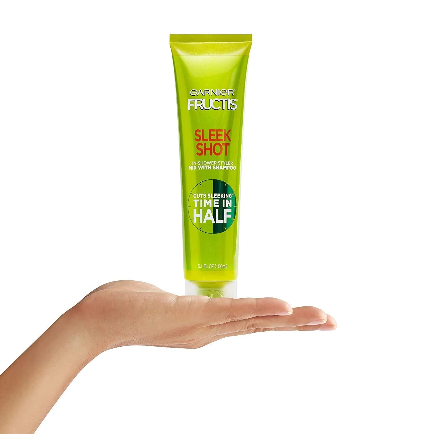 Garnier Fructis Sleek Shot In-Shower Styler, 5.1 oz – Fast In-Shower Sleek & Frizz Control