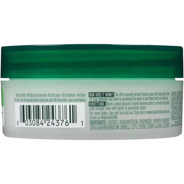 Garnier Fructis Style Pure Clean Finishing Paste 2 oz Pack of 10 - Flexible Hold & Clean Finish