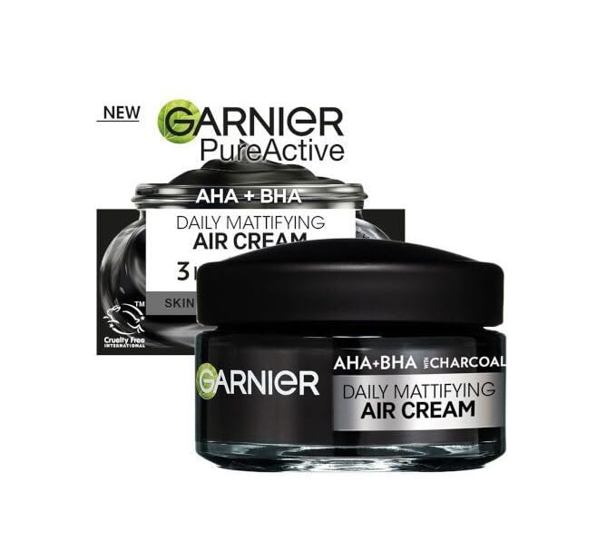 Garnier Pure Active Charcoal Air Mattifying Cream for Irregularities - 50ml
