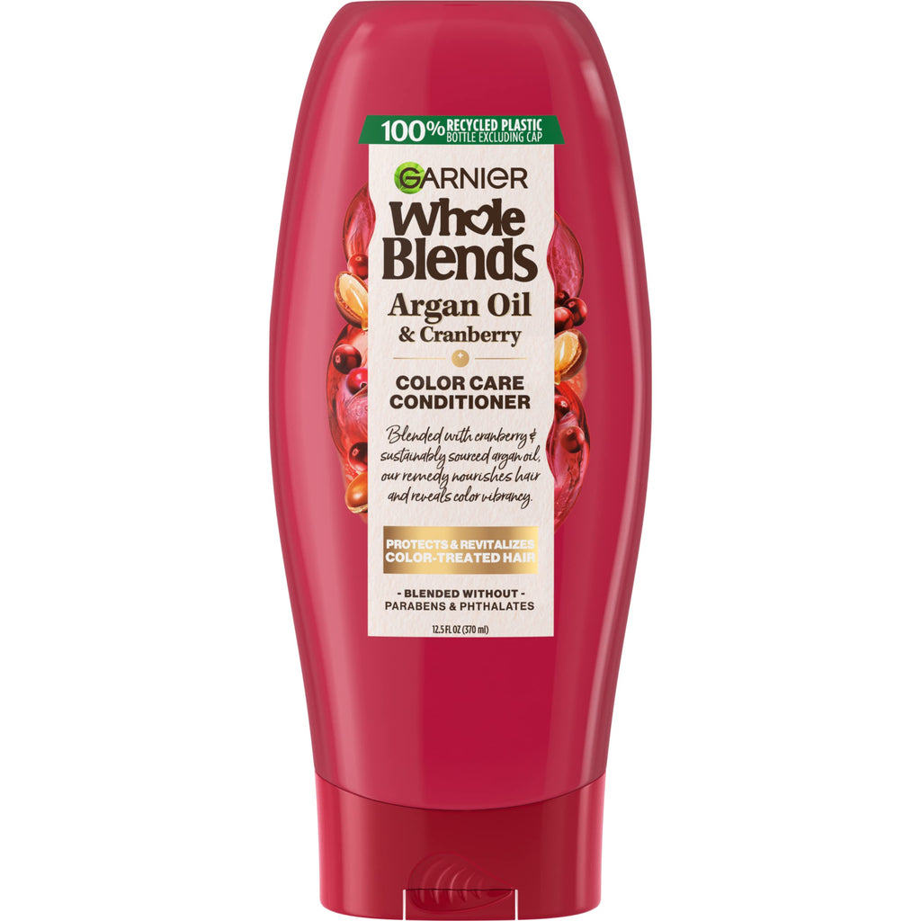 Garnier Whole Blends Color Care Conditioner with Argan Oil & Cranberry Extracts – 12.5 fl oz