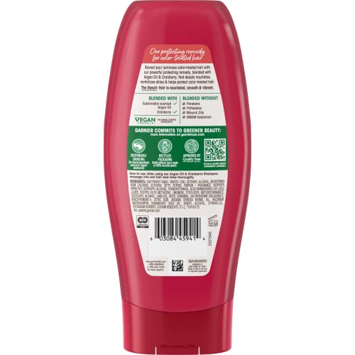Garnier Whole Blends Color Care Conditioner with Argan Oil & Cranberry Extracts – 12.5 fl oz