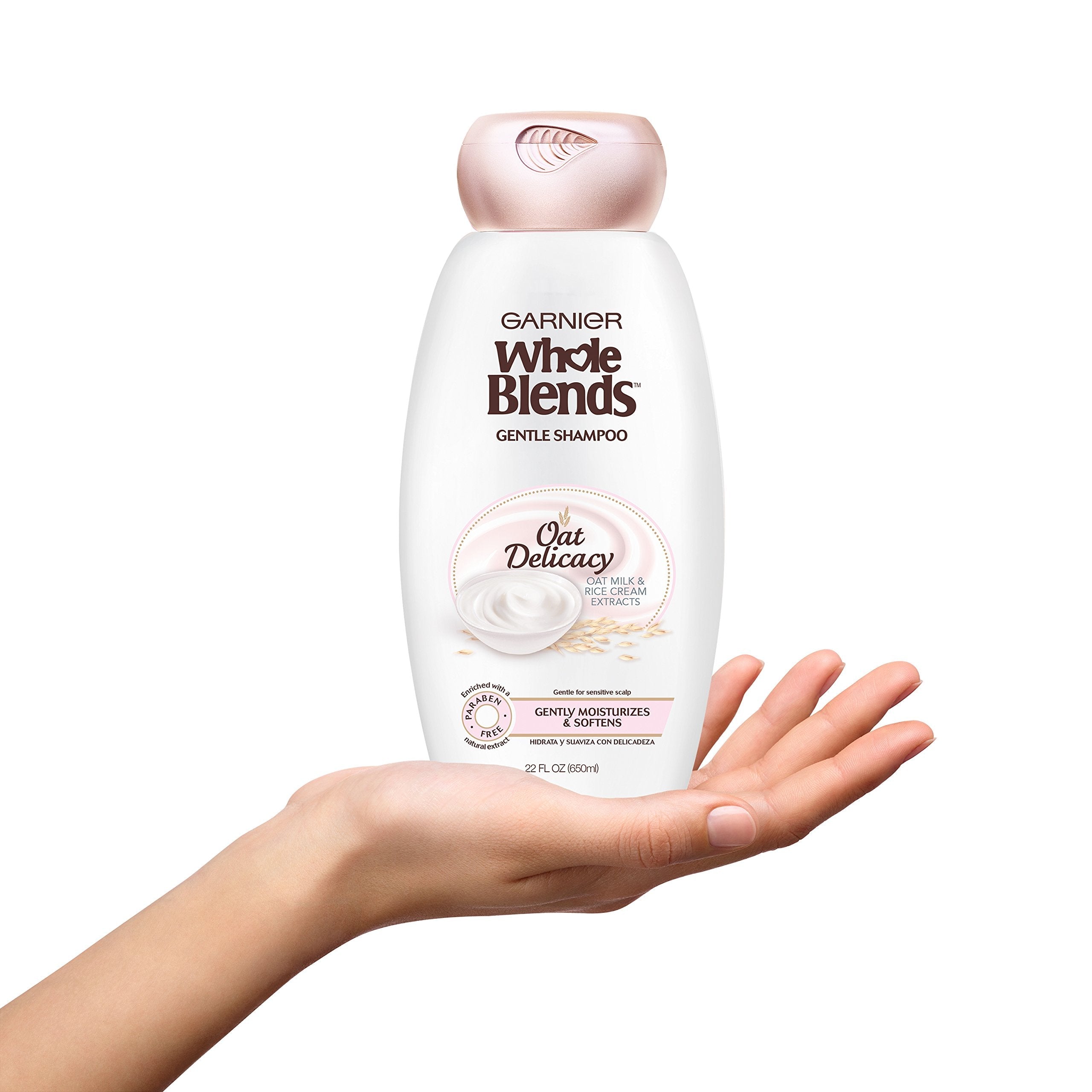 Garnier Whole Blends Gentle Shampoo Oat Delicacy for Sensitive Scalp – 22 fl oz