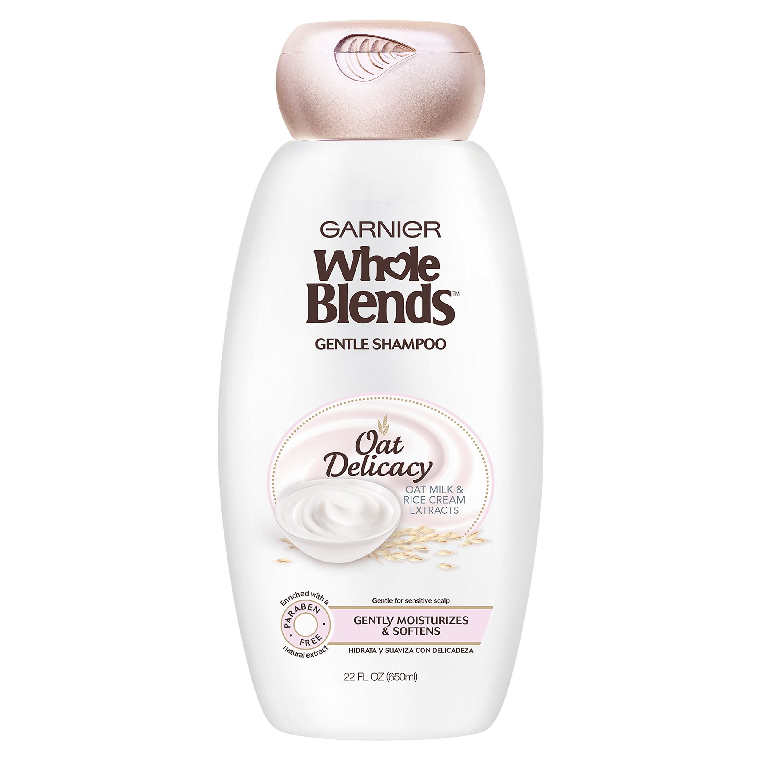 Garnier Whole Blends Gentle Shampoo Oat Delicacy for Sensitive Scalp – 22 fl oz