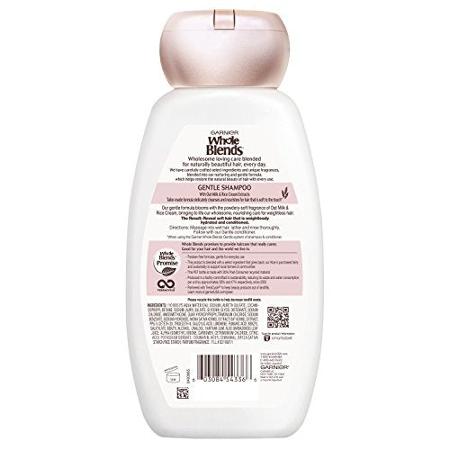 Garnier Whole Blends Gentle Shampoo Oat Delicacy for Sensitive Scalp – 22 fl oz