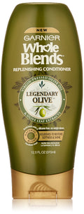 Garnier Whole Blends Legendary Olive Replenishing Conditioner – Dry Hair, 12.5 oz