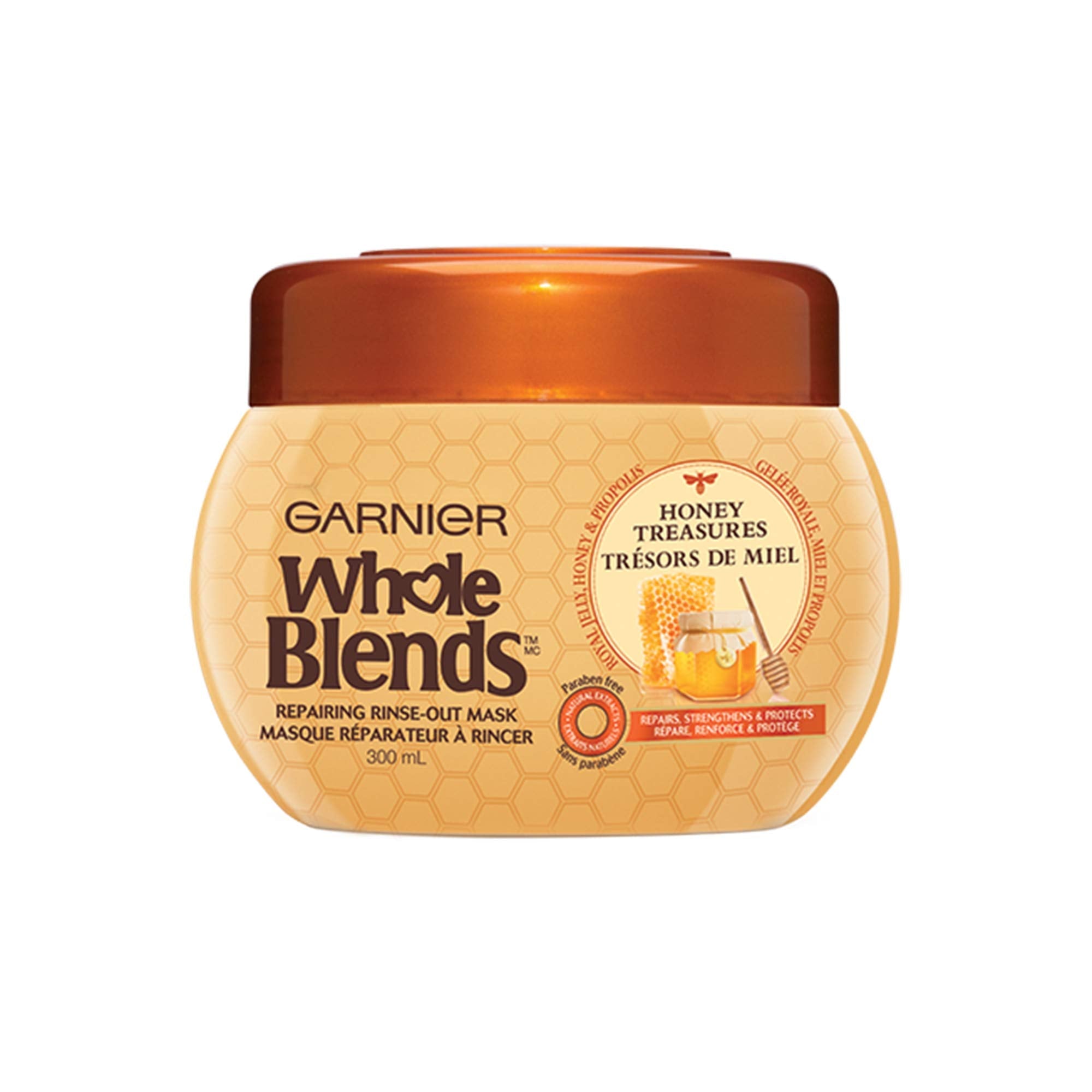 Garnier Whole Blends Honey Treasures Repairing Mask – 10.1 oz