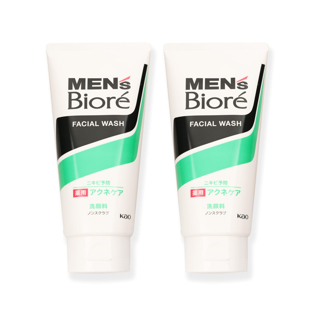 GASHINA STORY Bio-re Men Double Control Facial Cleanser 2-Pack – Cooling Menthol
