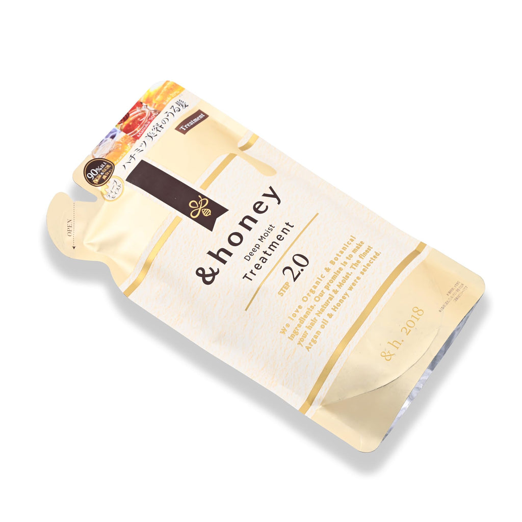 &-Honey Deep Moist Treat-ment Step 2.0 Refill 350g - Deep Moisturizing & Repairing Hair Oil | GASHINA STORY
