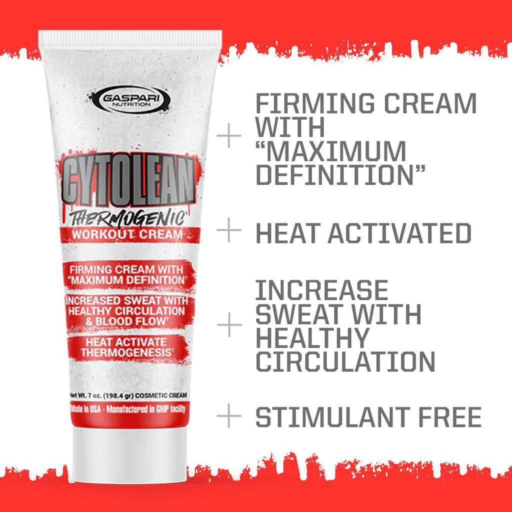 Gaspari Nutrition Cytolean Cream – Heat-Activated Firming Cream (7 oz)