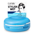 Gatsby Moving Rubber Cool Wet Hair Wax – 80g / 2.8oz | Paraben-Free, Made in Japan