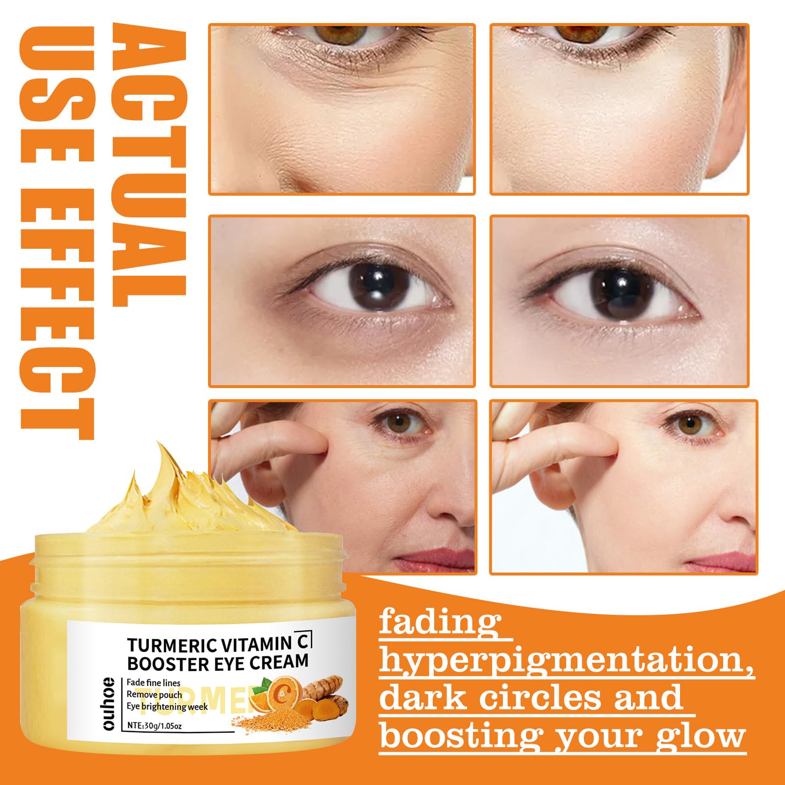 gcdat Turmeric + Vitamin C Booster Eye Cream – Brightening & Hydrating Eye Care