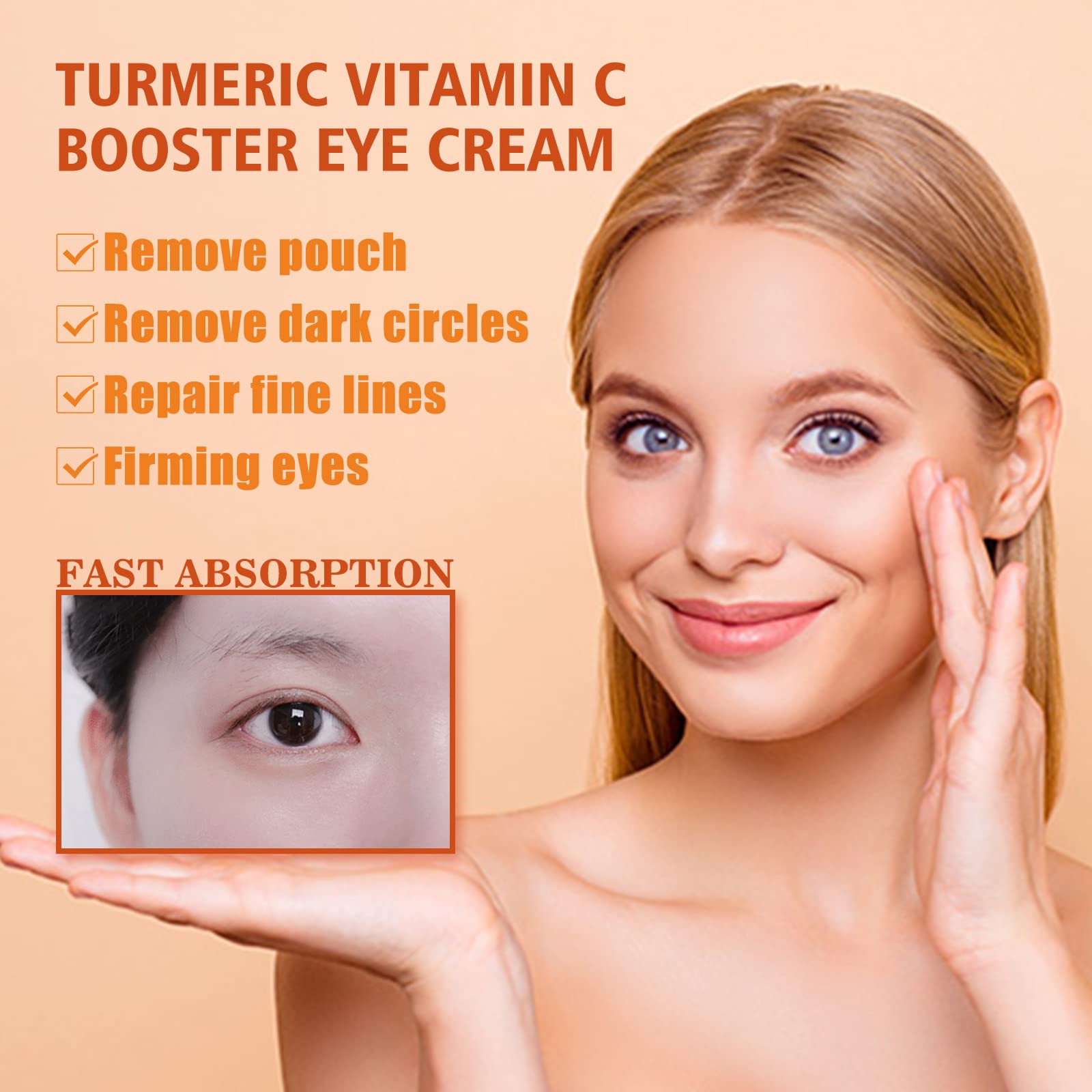 gcdat Turmeric + Vitamin C Booster Eye Cream – Brightening & Hydrating Eye Care