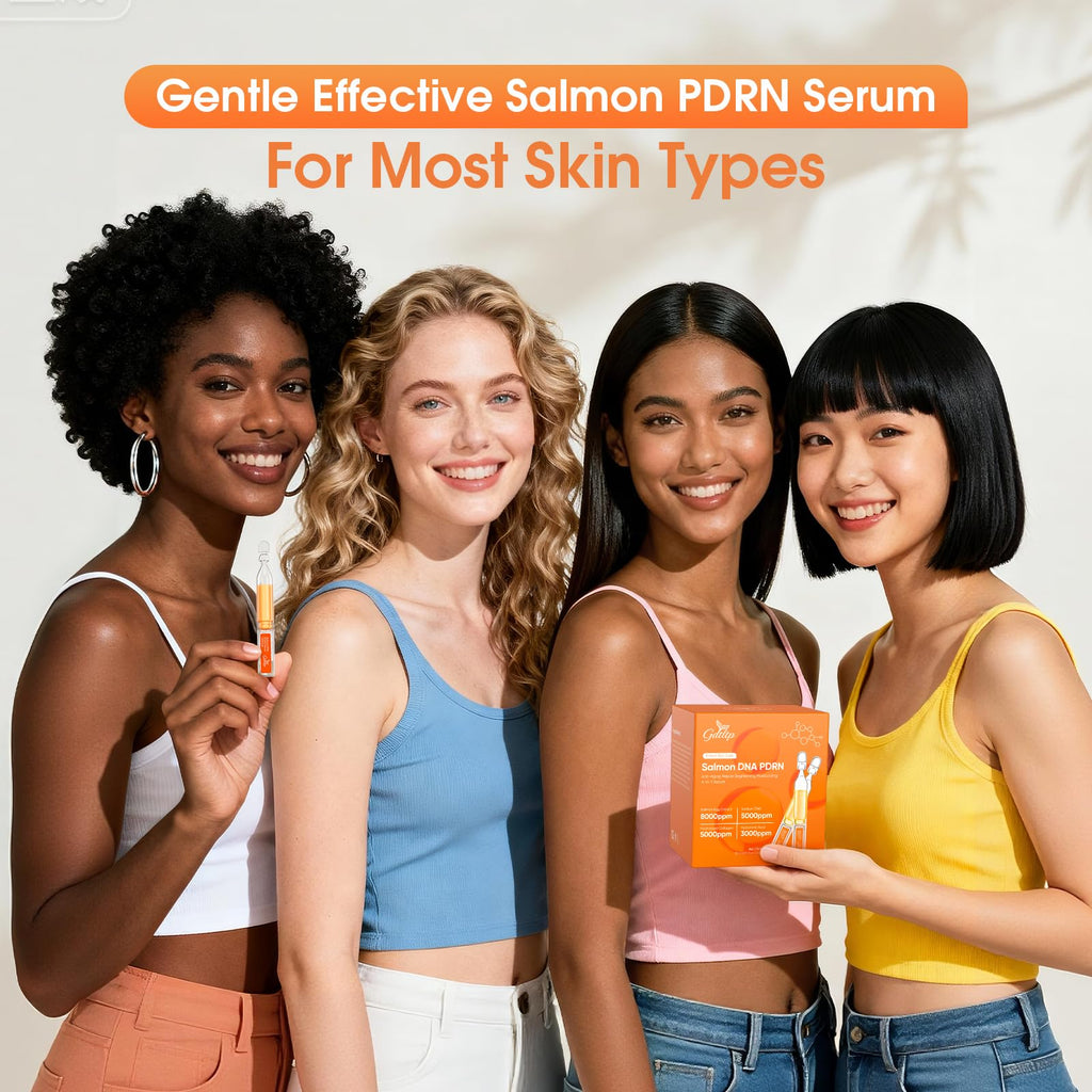 GDTLTP Salmon DNA Serum – Korean Anti-Wrinkle PDRN Serum with 8000ppm Salmon Egg & 6D Hyaluronic Acid