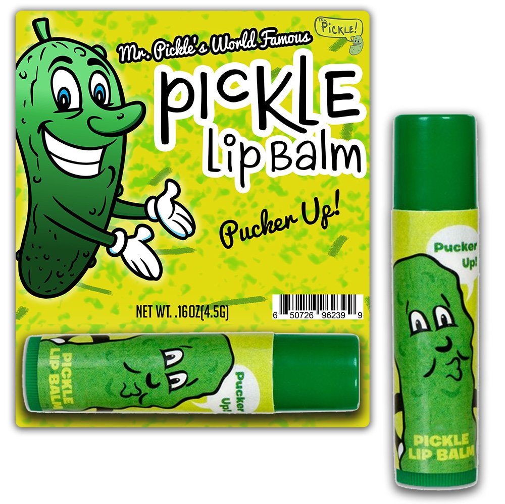 Gears Out Dill Pickle Lip Balm – Flavored Lip Care & Funny Pickle Gift