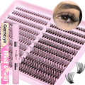 Geeneiya 20D+40D Lash Extension Kit – Wispy Lash Clusters with Waterproof Bond & Seal