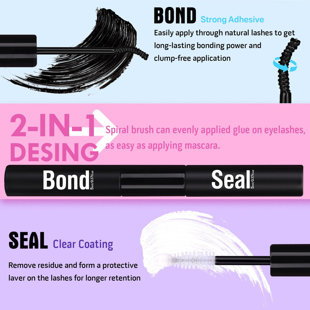 Geeneiya Wispy Lash Clusters Kit 50D+70D | DIY Lash Extensions 10–18mm for Beginners