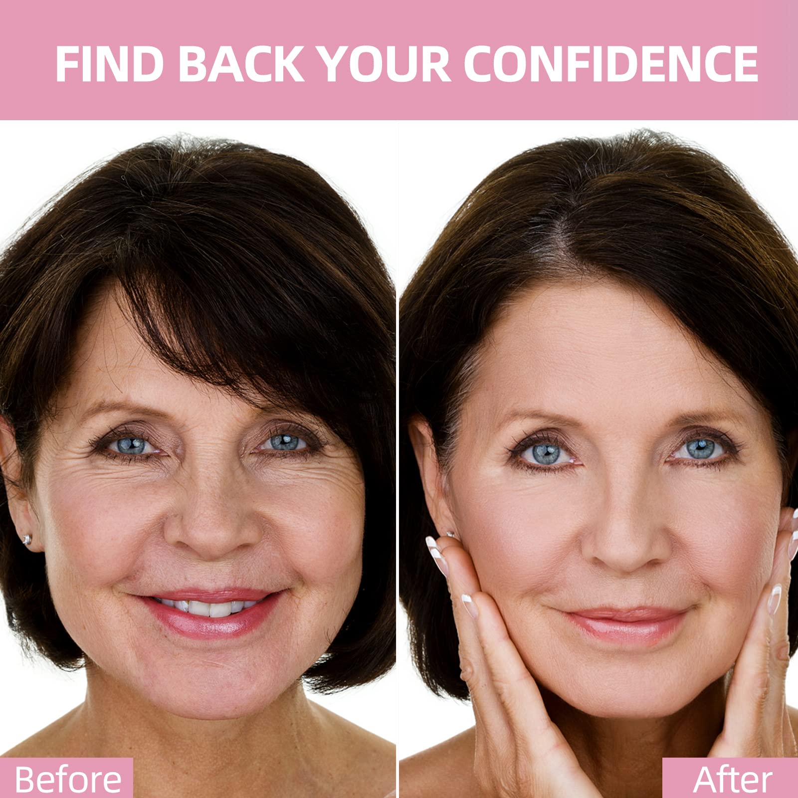 GEIMIY Facial Wrinkle Patches — Overnight Smoothing for Forehead, Frown & Smile Lines (160 Pcs)