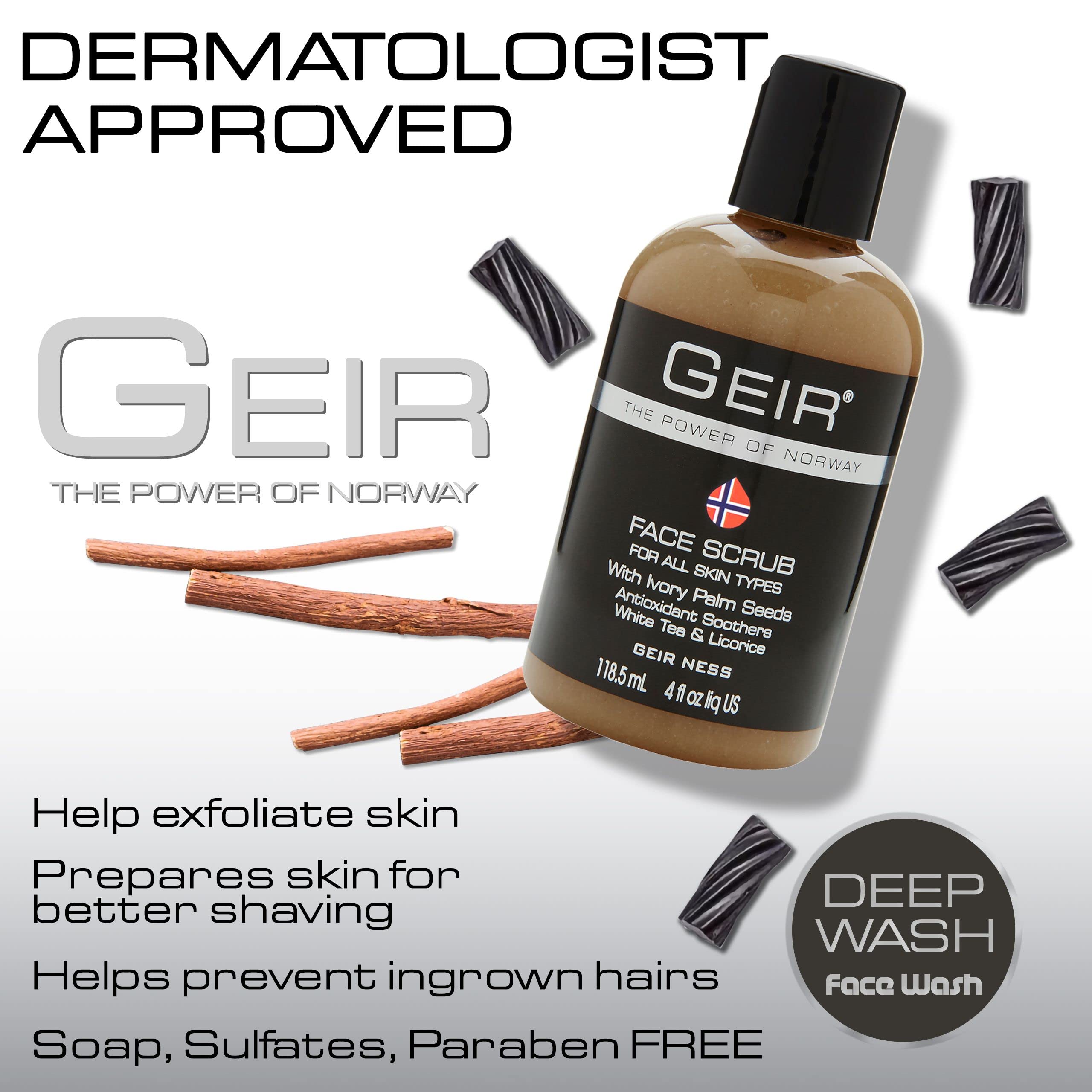 Geir Ness Face Scrub – Exfoliate, Hydrate, and Reveal Clear Skin