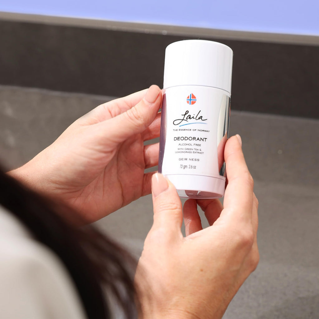 Geir Ness Laila Deodorant - Lemongrass & Green Tea - Alcohol & Aluminum Free | Long-Lasting Freshness