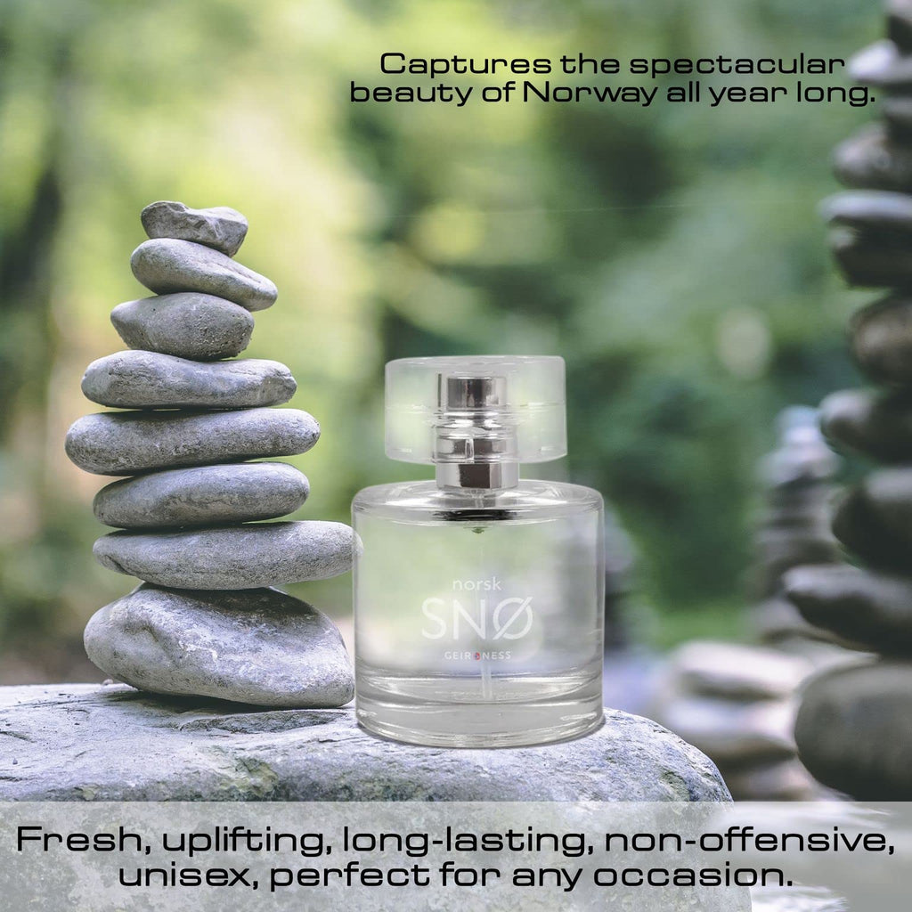 Geir Ness NORSK SNØ Eau de Parfum – Unisex Fresh Herbs Fragrance (50 ml)